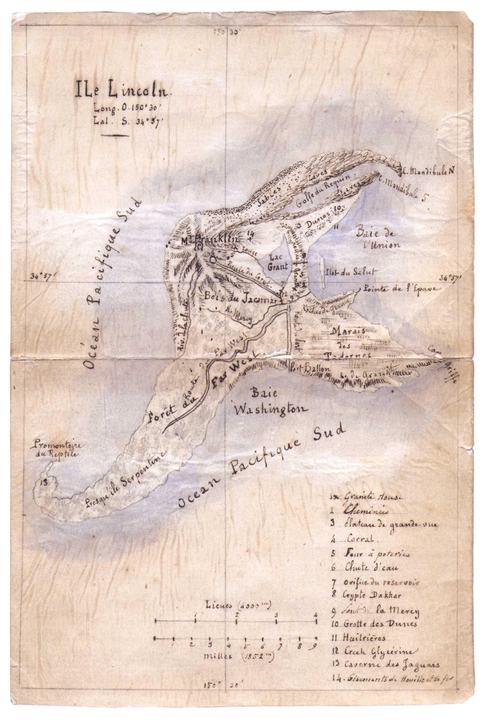 Lincoln Island Map